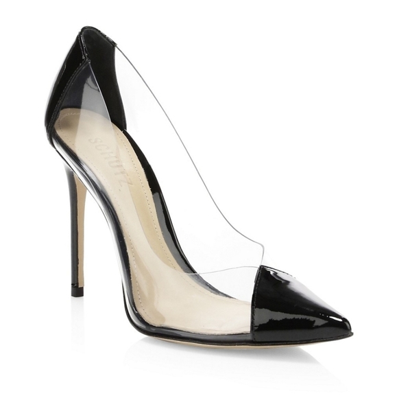 Schutz Cendi Vinyl & Patent Leather Pumps - Picture 15 of 16